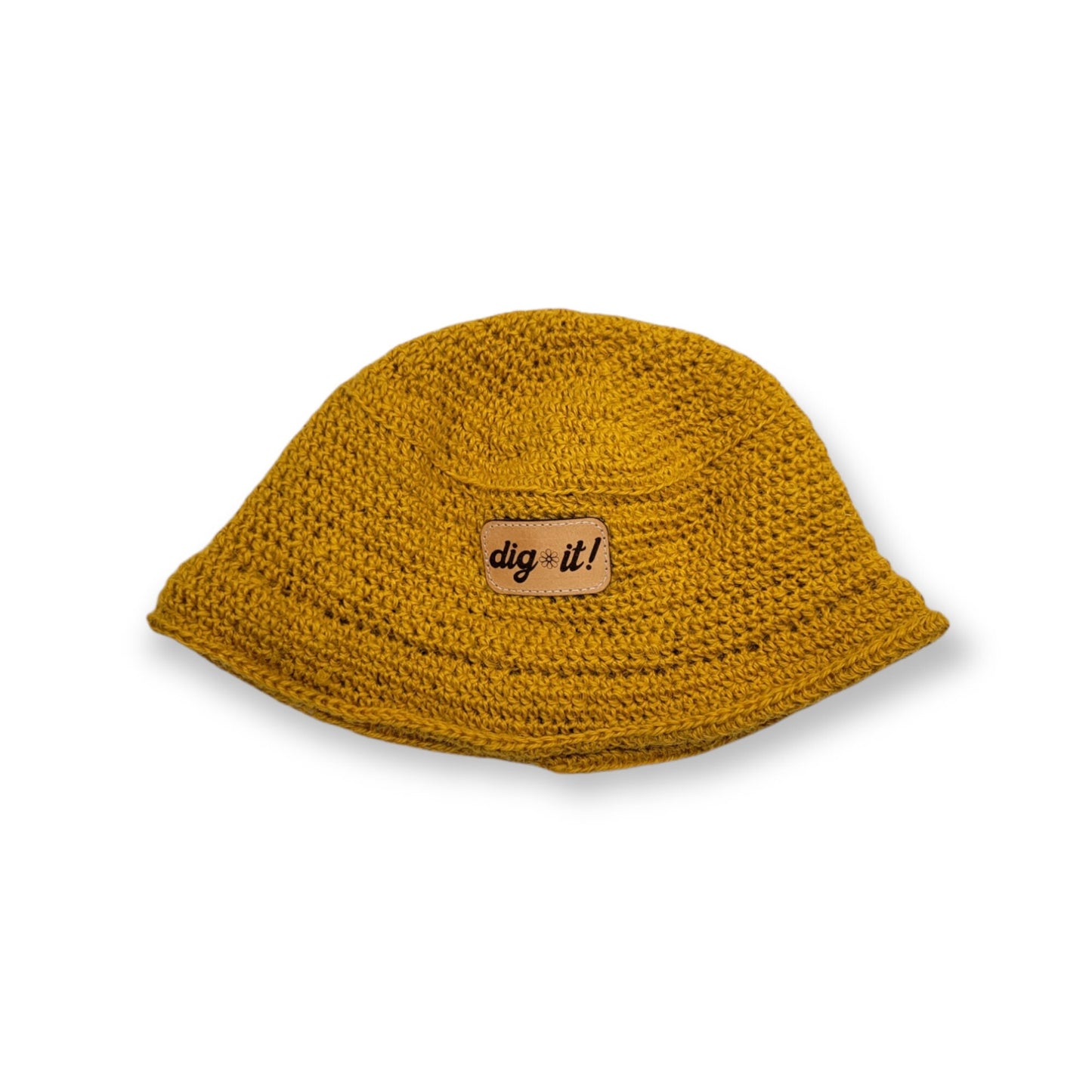 Hemp Bucket Hat - Gardening Hat - Dig It - Sun Hat- Spring Summer Hemp Hat Bucket